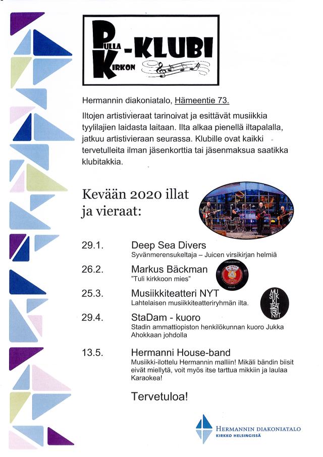 PK-klubi-illat, kevät 2020